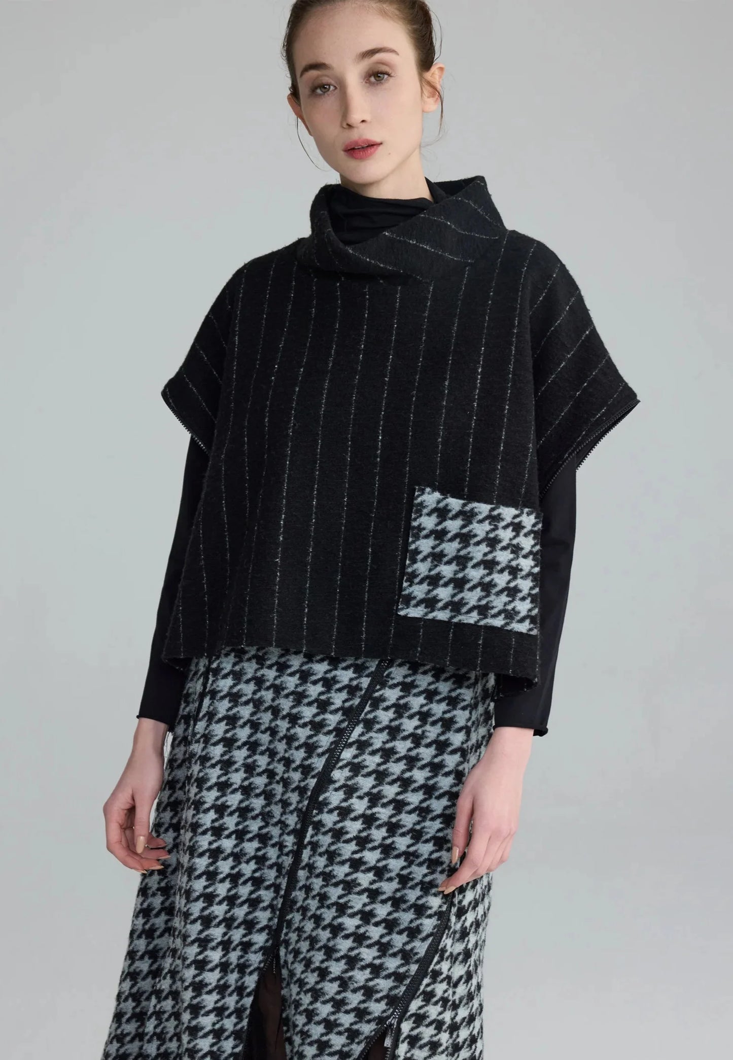 Elara Wool-Felt Pullover