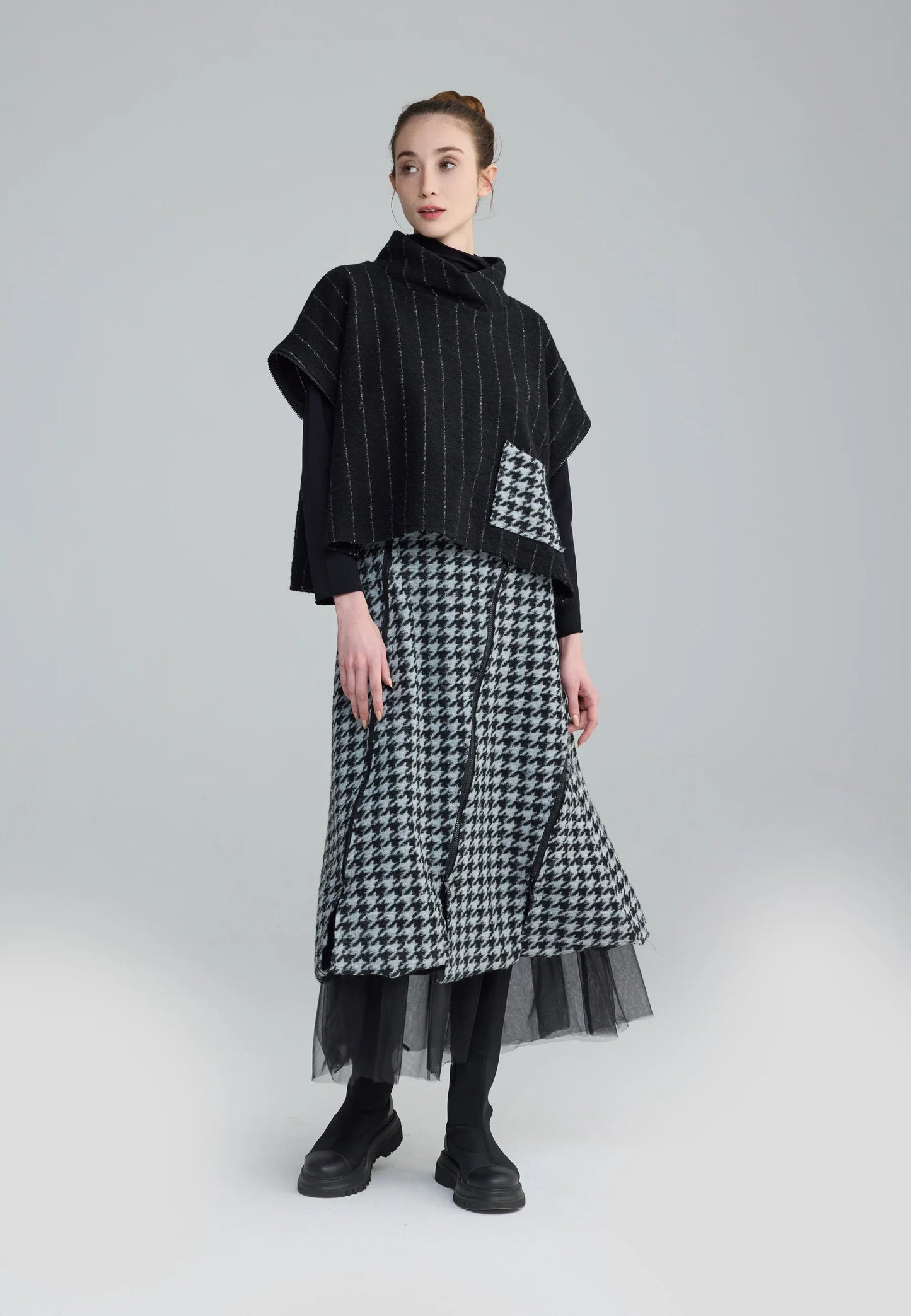 Elara Wool-Felt Pullover