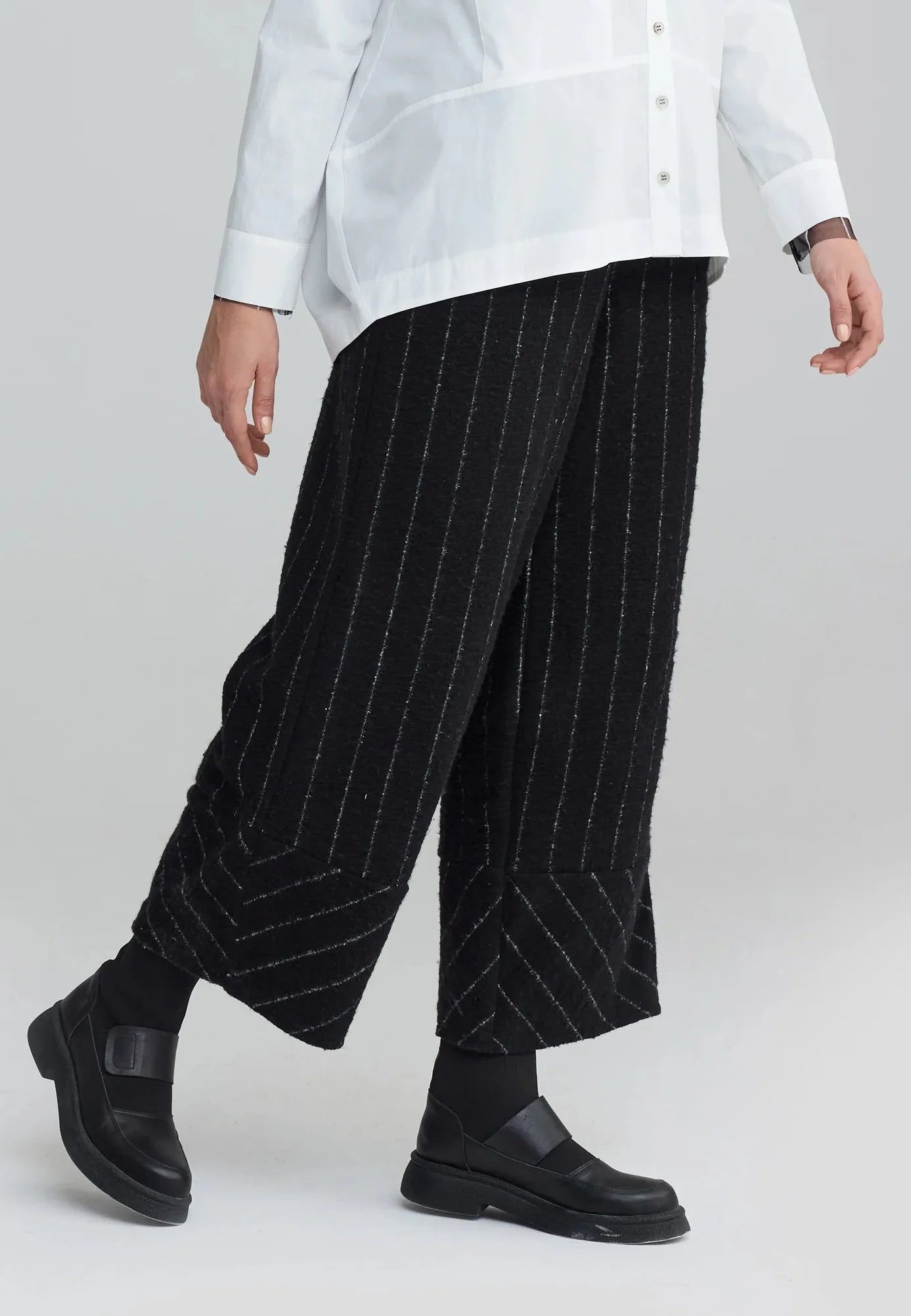 Illora Striped Felt Pants