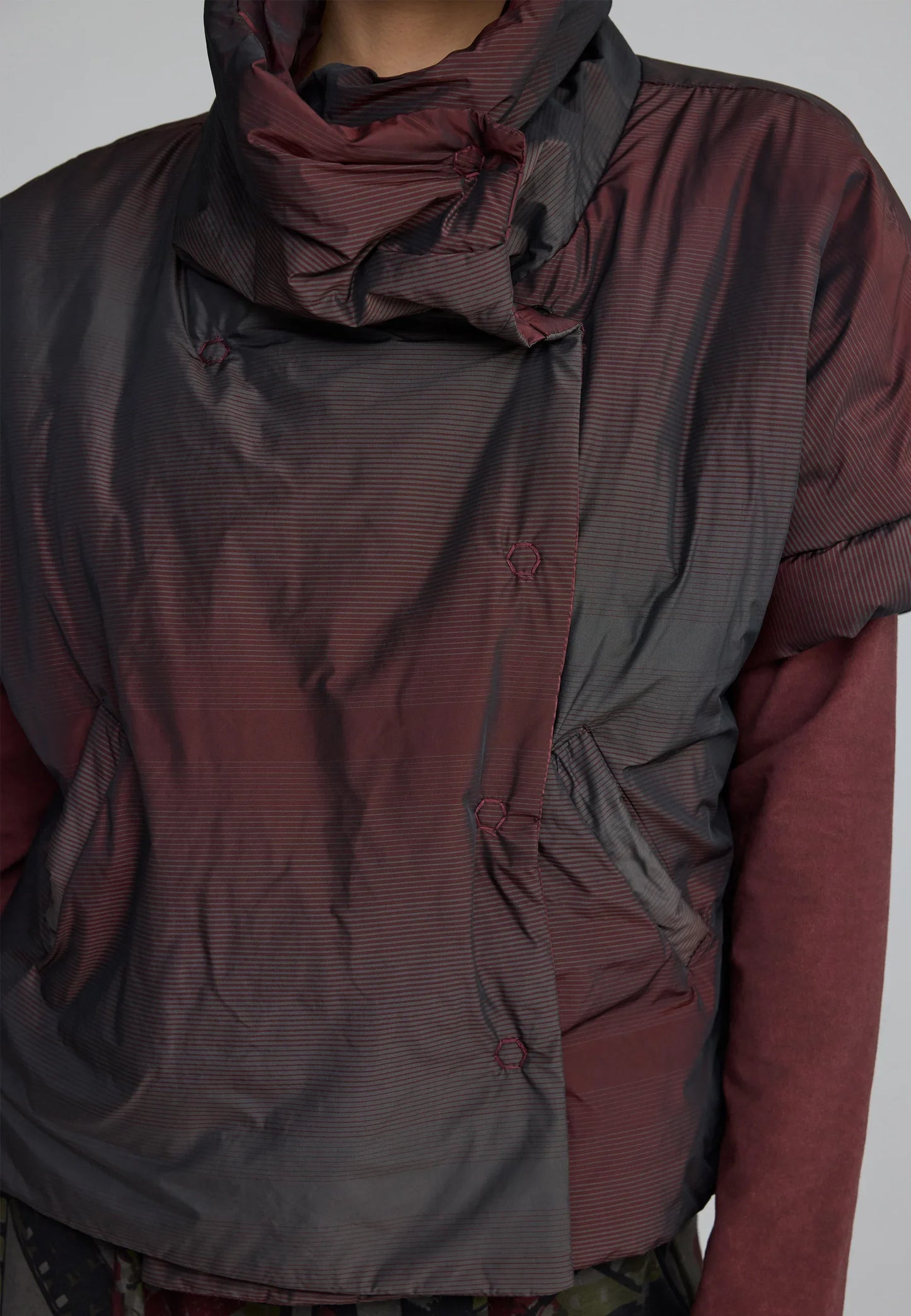 Stella Sculptural Cropped Vest