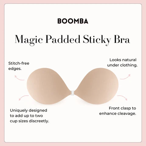 BOOMBA Magic Padded Sticky Bra