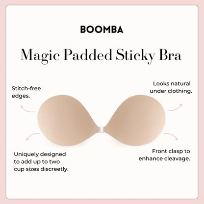 BOOMBA Magic Padded Sticky Bra