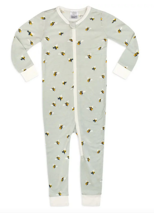 Bumblebee Bamboo Zipper Pajama