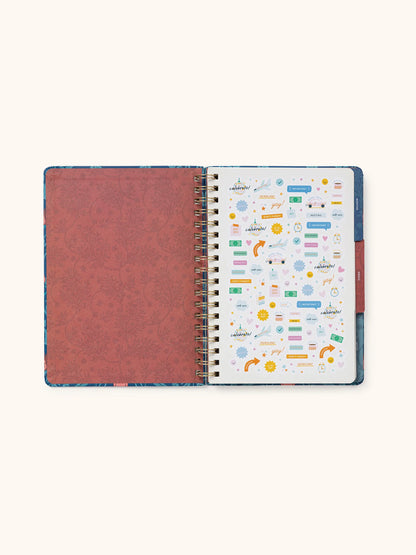 Garden Renaissance Undated Tri-Tab Planner