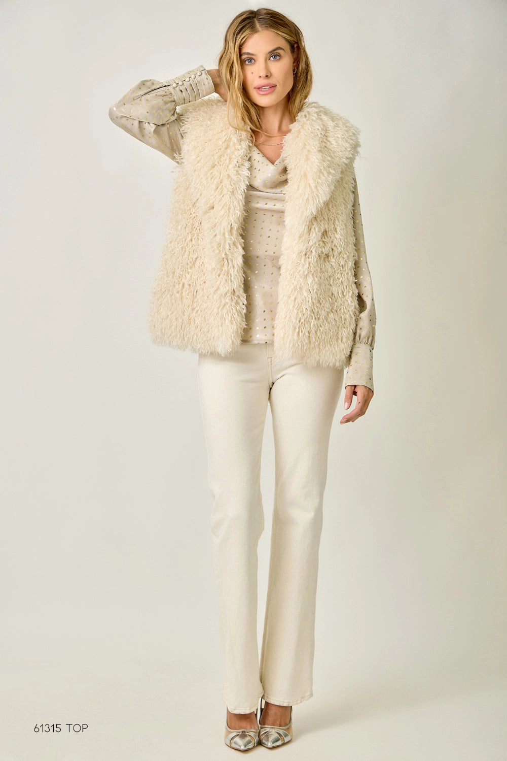 Shaggy Faux Fur Vest