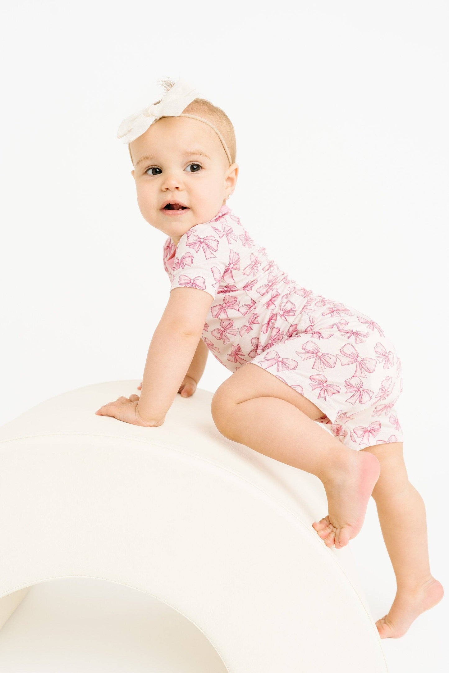 Pretty In Pink Two-Piece Bamboo Shorts Set