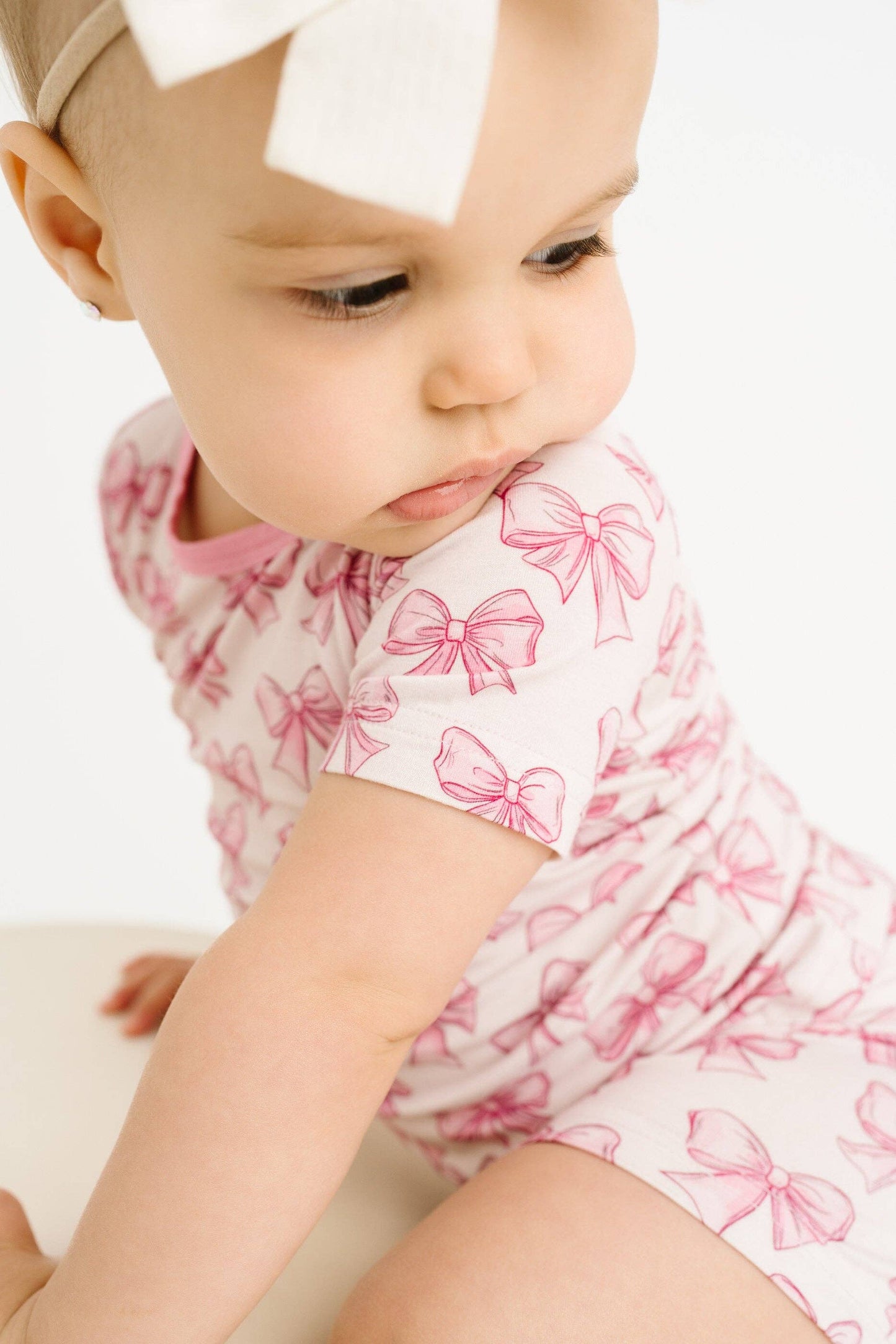 Pretty In Pink Two-Piece Bamboo Shorts Set