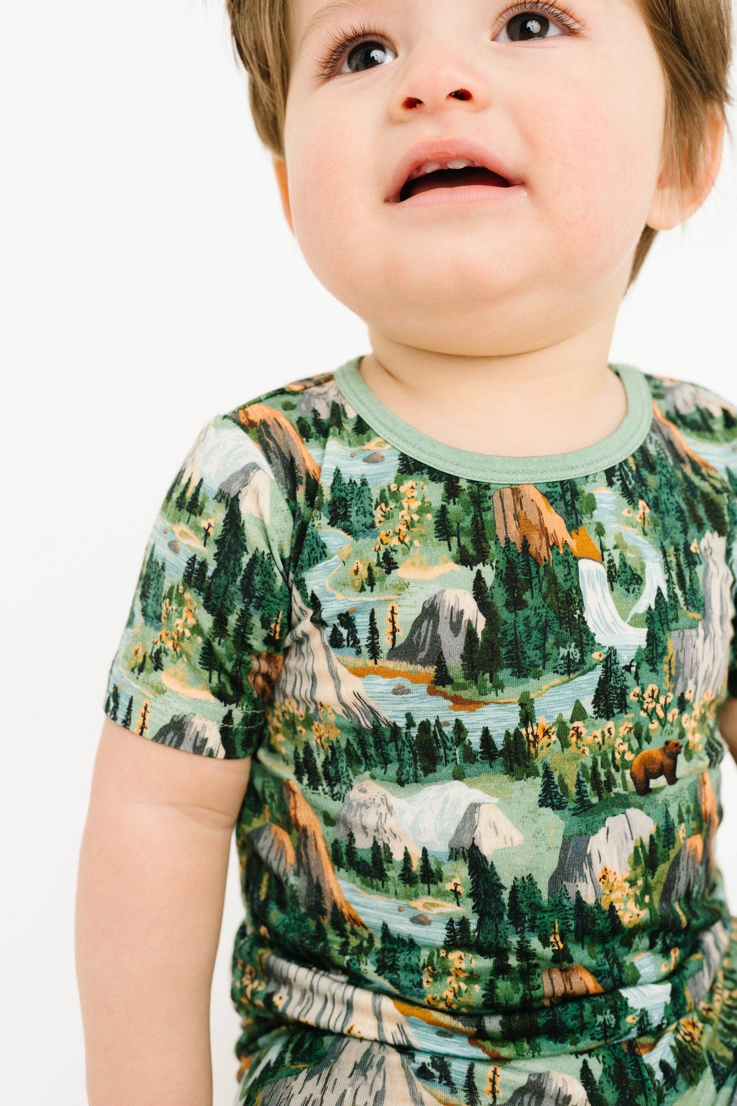 National Park Two-Piece Bamboo Shorts Set