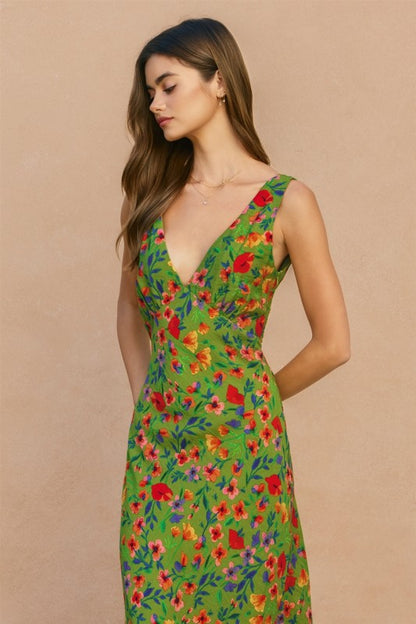 Floral Rush Midi Dress
