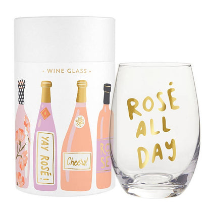 Rose All Day Stemless Wine Glass