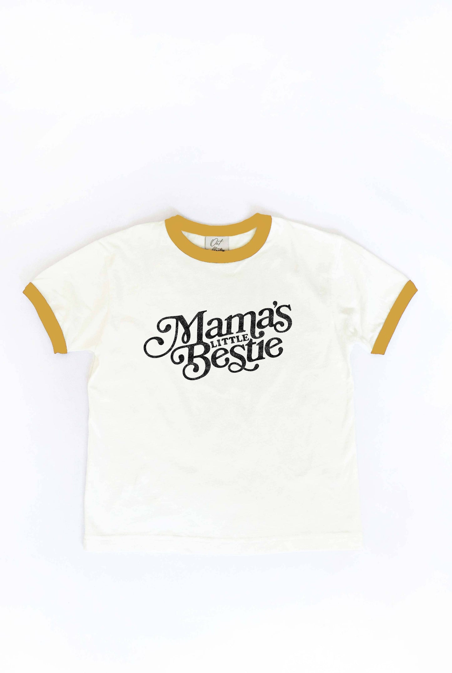 MAMA'S LITTLE BESTIE Toddler Unisex Ringer Top