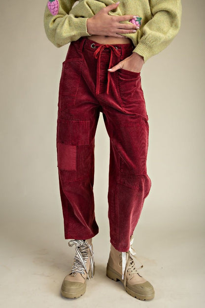 Washed Stretch Baby Corduroy Pants