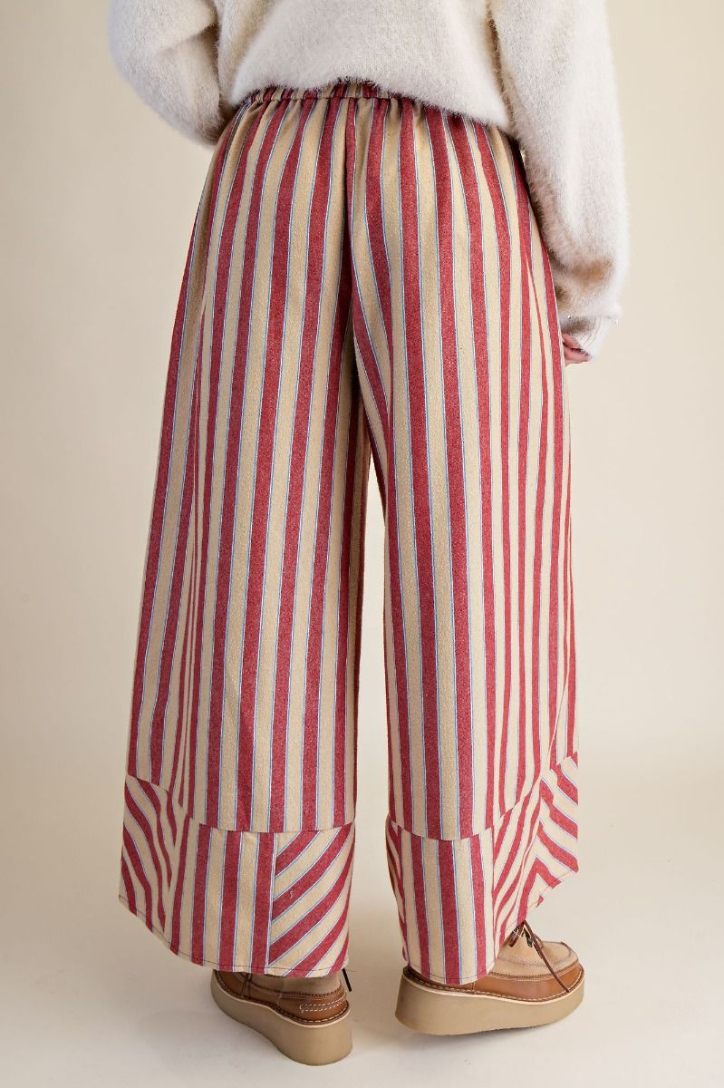 Yarn-Dye Stripe Washed Pants