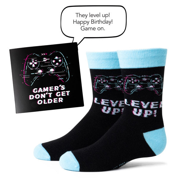 Kids Birthday Giftable Sock Cards