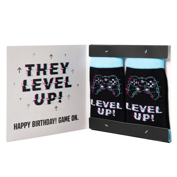Kids Birthday Giftable Sock Cards