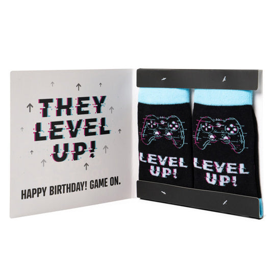 Kids Birthday Giftable Sock Cards