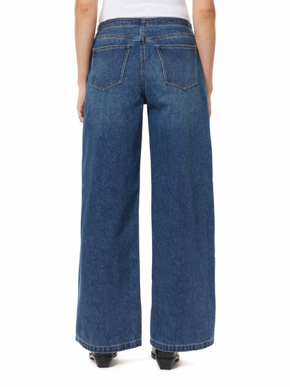 Drawstring Wide Leg Jeans